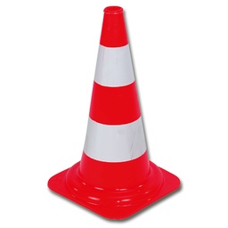 [210.310] Bornes de signalisation, rouge/blanc, hauteur 75 cm