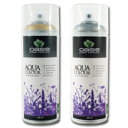 [252.010.1] OASIS® Aqua Colour Spray doré metallic, 400 ml