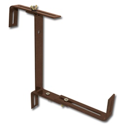 [232.110.2] Blumenkastenhalter mit Abstützwinkel braun