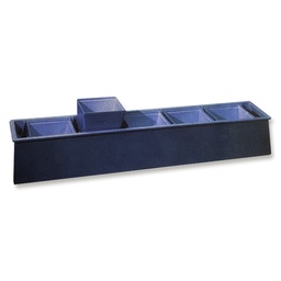 [232.040.3] Caissettes à fleurs PFLANZFIX bleu 70 cm