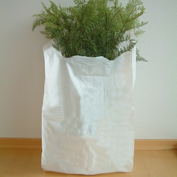 [453.020] Tragebeutel «Maxi» Polyethylen 32 my weiss, 42/24 x 81 cm, Karton à 500 Stück