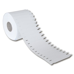 [412.740.10] TT-Stecketiketten weiss 115 x 25.4 mm, 10 mm Preisabriss