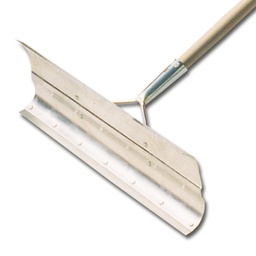 [290.550] Schneeschieber DURAL aus Leichtmetall mit Stiel, 50 cm breit