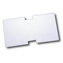 [420.130] Schildblätter weiss 10 x 4.3 cm, Bund à 100 Stück