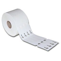 [419.550] TT-Schlaufenetiketten weiss 6-bahnig 200 x 17 mm, 3'000 Stück
