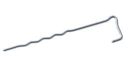 [135.252] Agraffe GEOHIT L-förmig, blank 30 x 3 cm, 500 Stück