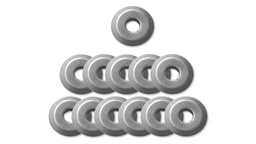 [111.501] Molettes de rechange SILBERSCHNITT pour coupe-verre