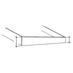 [113.450] Planche en bois de sapin, largeur 18 cm, épaisseur 3 cm